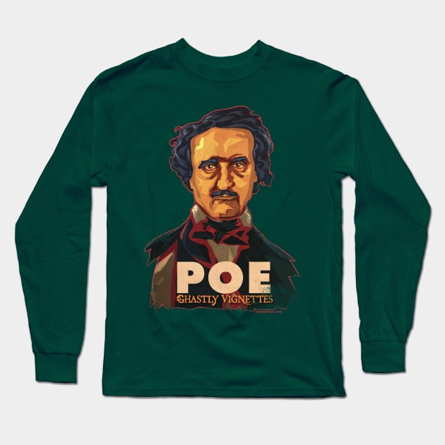 Poe: Ghastly Vignettes Long Sleeve T-Shirt by zerostreet